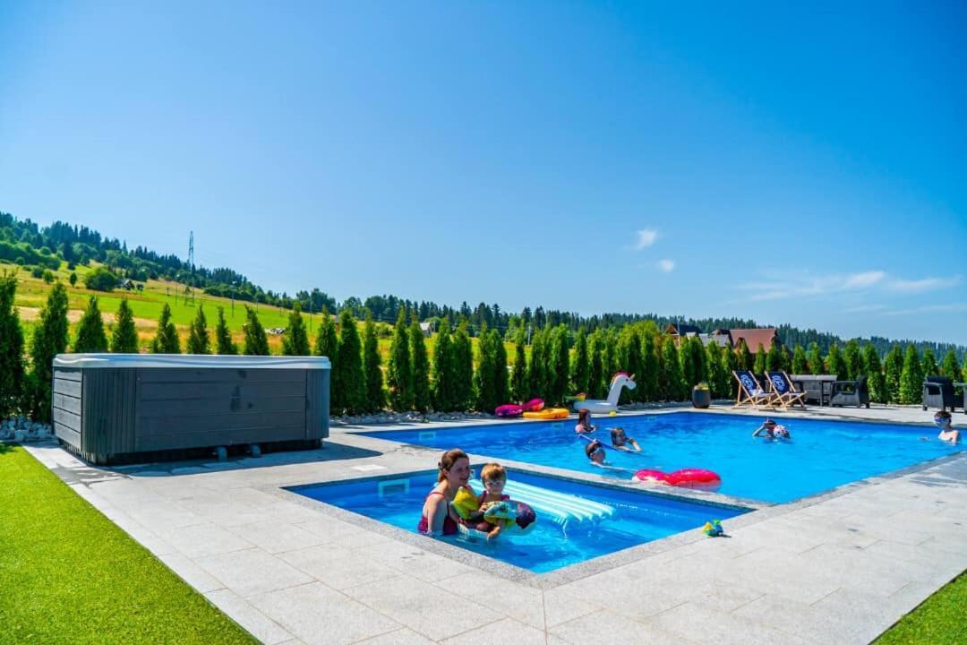 Aparthotel Rabian-Ski Zewnetrzny Basen Oraz Jacuzzi Z Podgrzewana Woda Sala Zabaw I Dmuchaniec Bialka Tatrzanska 外观 照片