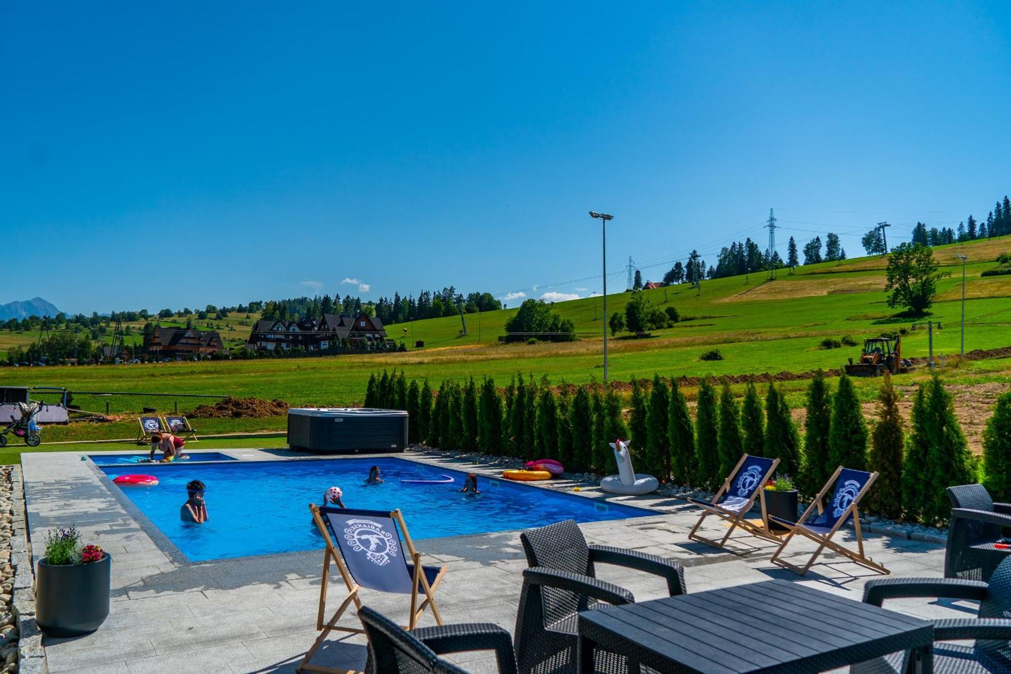 Aparthotel Rabian-Ski Zewnetrzny Basen Oraz Jacuzzi Z Podgrzewana Woda Sala Zabaw I Dmuchaniec Bialka Tatrzanska 外观 照片